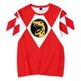 thumbnail image 1 of Mighty Morphin Power Rangers 3D Print Crewneck T shirt Summer Clothes Casual Tshirt Man Woman Short Sleeved Cosplay Tee Shirt, 1 of 1