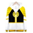 thumbnail image 1 of Mighty Morphin Power Rangers 3D Print Zipper Hoodie Cosplay Zipper Sweatshirt TV Series Clothes, 1 of 1