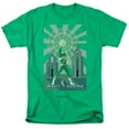 thumbnail image 1 of Mighty Morphin Power Rangers Green Ranger Deco Mens Short Sleeve Shirt, 1 of 2