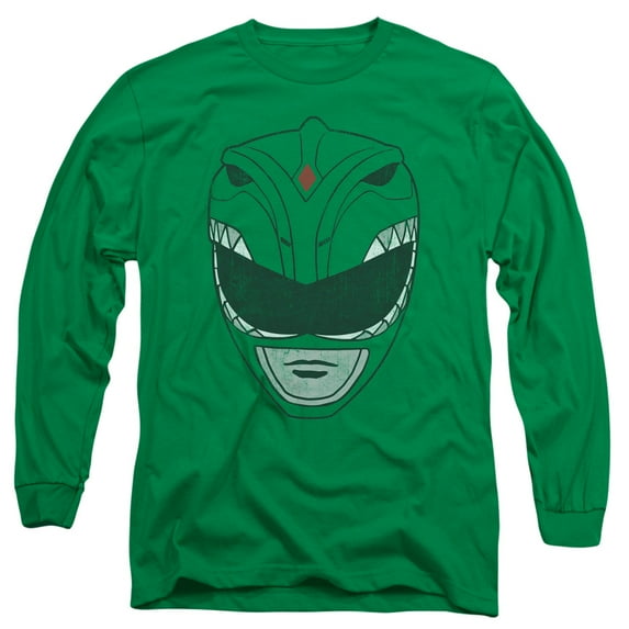 Mighty Morphin Power Rangers Green Ranger Mens Long Sleeve Shirt