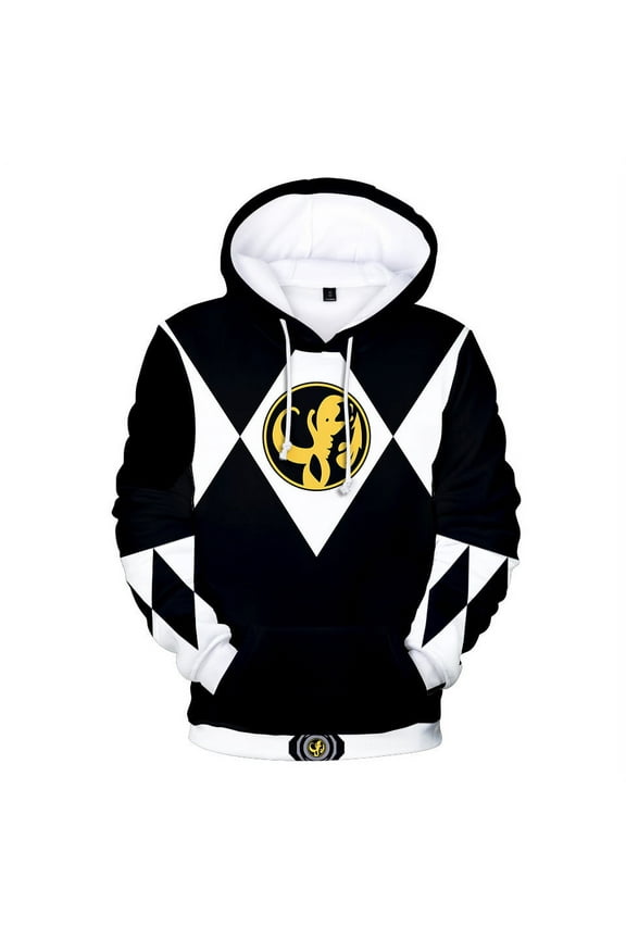 Mighty Morphin Power Rangers Hoodie Casual Sweatshirt Long Sleeve Pullover Cosplay Hoodies