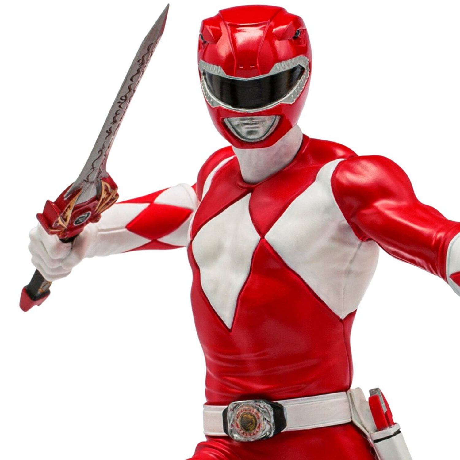Red Power Ranger Form Mighty Morphin Power Rangers Red Ranger 1:10 Scale Statue - Walmart.com