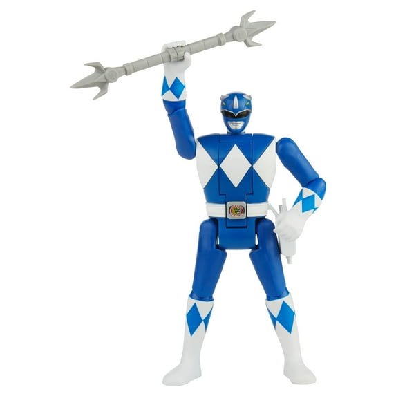 Mighty Morphin Power Rangers Retro Blue Ranger Billy Fliphead 6.5" Action Figure Toy