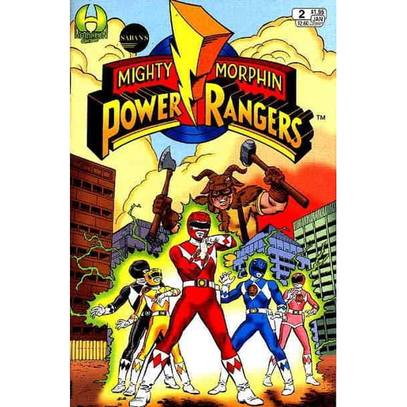 Mighty Morphin Power Rangers (Saban's , 1st Series) #2 VF ; Hamilton Comic Book