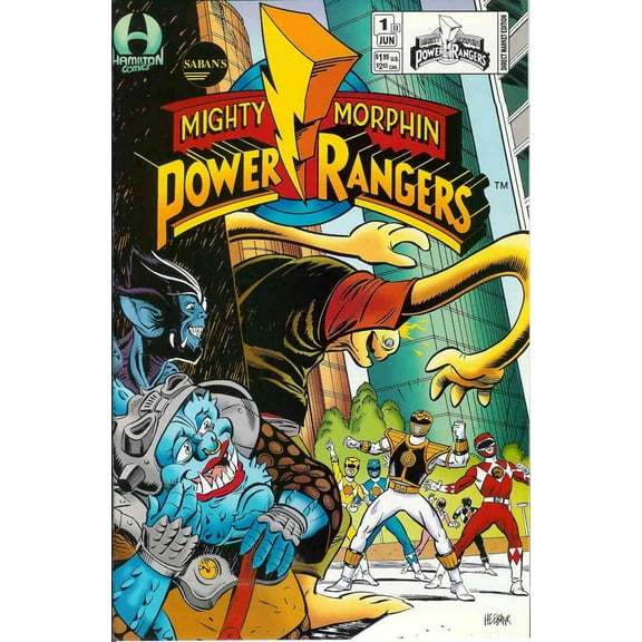 Mighty Morphin Power Rangers (Saban's? 2nd Series) #1 VF ; Hamilton Comic Book
