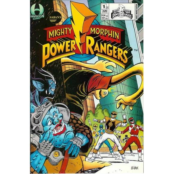 Mighty Morphin Power Rangers (Saban's , 2nd Series) #1 VF ; Hamilton Comic Book