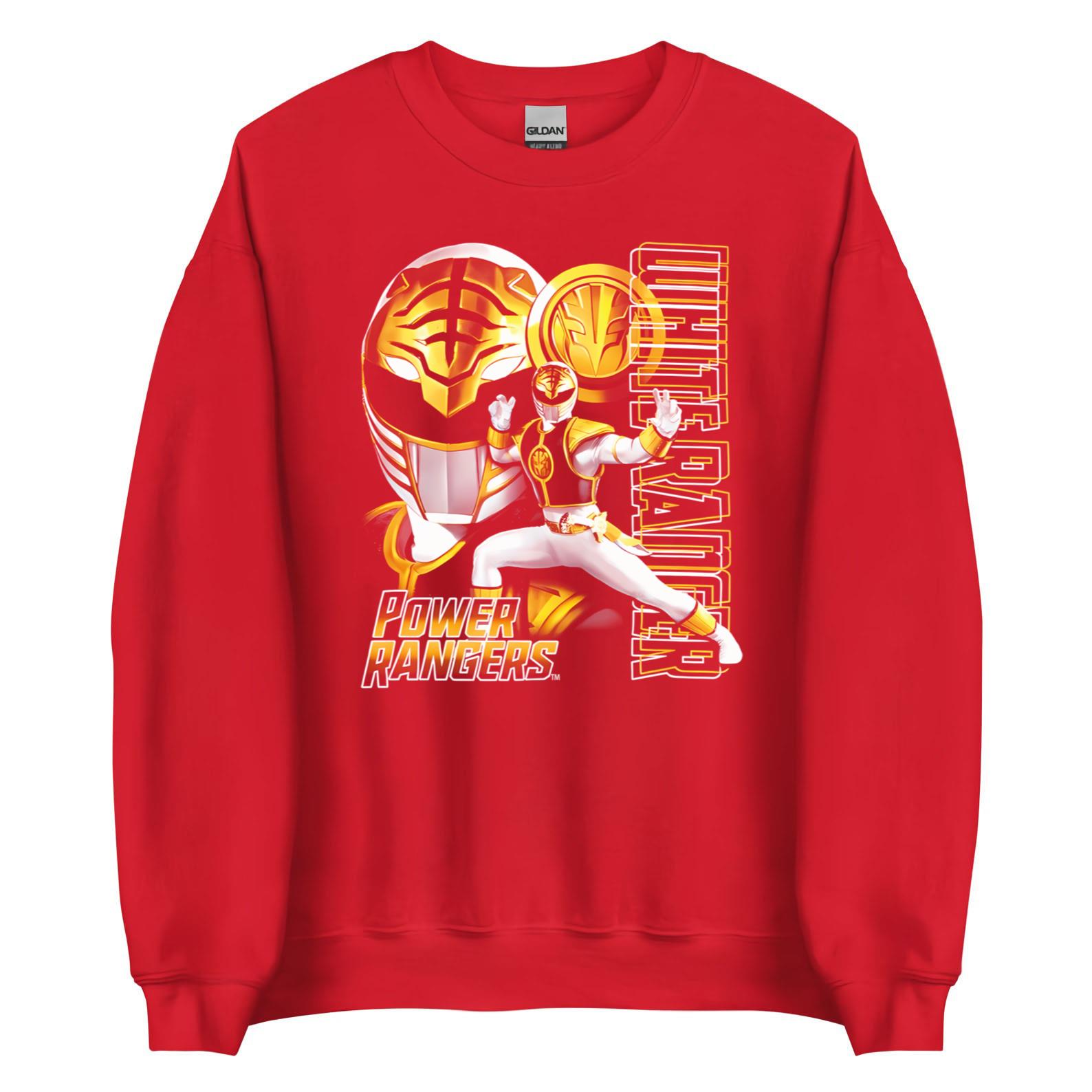 Mighty Morphin' Power Rangers White Ranger T-Shirt-TH42472 - Walmart.com