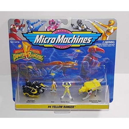 Mighty Morphin Power Rangers Yellow Ranger Micro Machines Collection #4 by Galoob