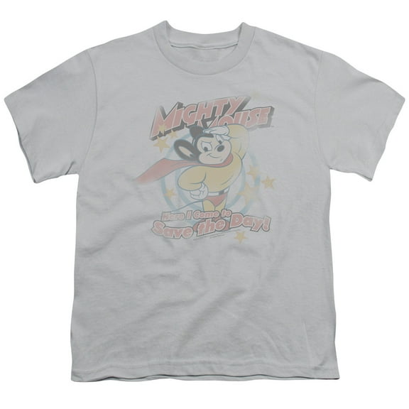 Mighty Mouse - At Your Service - Youth Short Sleeve Shirt - Small