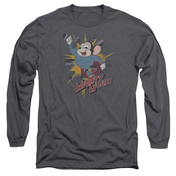 Mighty Mouse - Break Through - Long Sleeve Shirt - Large