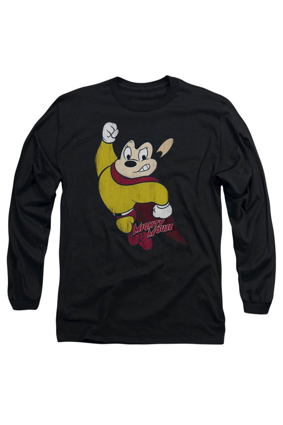 Mighty Mouse - Classic Hero - Long Sleeve Shirt - XXX-Large