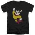 thumbnail image 1 of Mighty Mouse - Classic Hero - Slim Fit V Neck Shirt - Small, 1 of 2