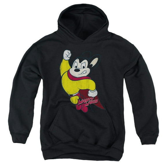 Mighty Mouse - Classic Hero - Youth Hooded Sweatshirt - X-Large