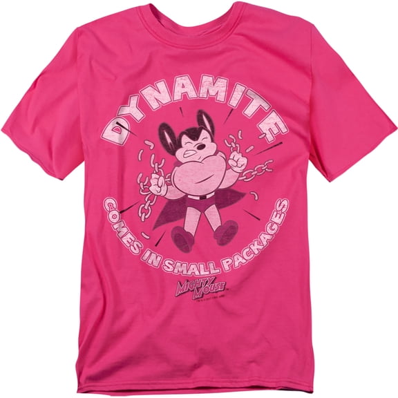 Mighty Mouse Dynamite Officially Licensed Adult T-Shirt XL