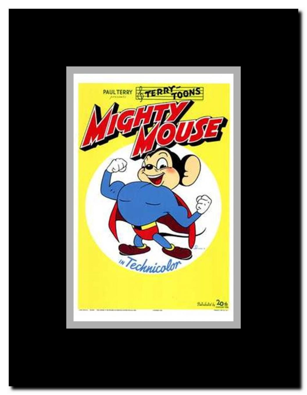 Mighty Mouse Framed Movie Poster