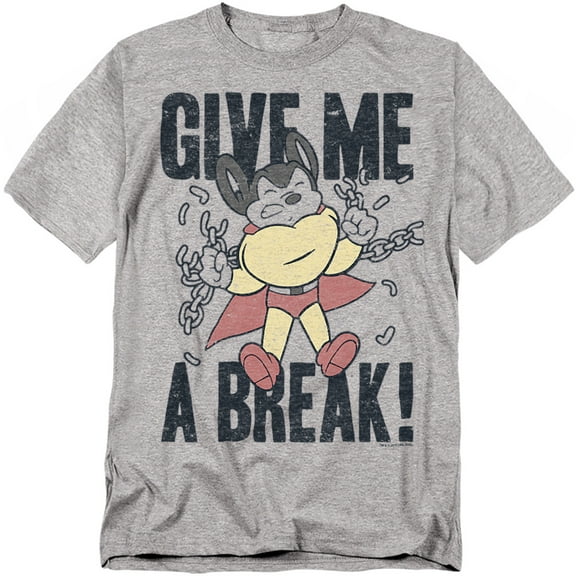 Mighty Mouse - Give Me A Break - Short Sleeve Shirt - Small
