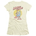 thumbnail image 1 of Mighty Mouse - Heavy Logo - Juniors Teen Girls Cap Sleeve Shirt - Medium, 1 of 2