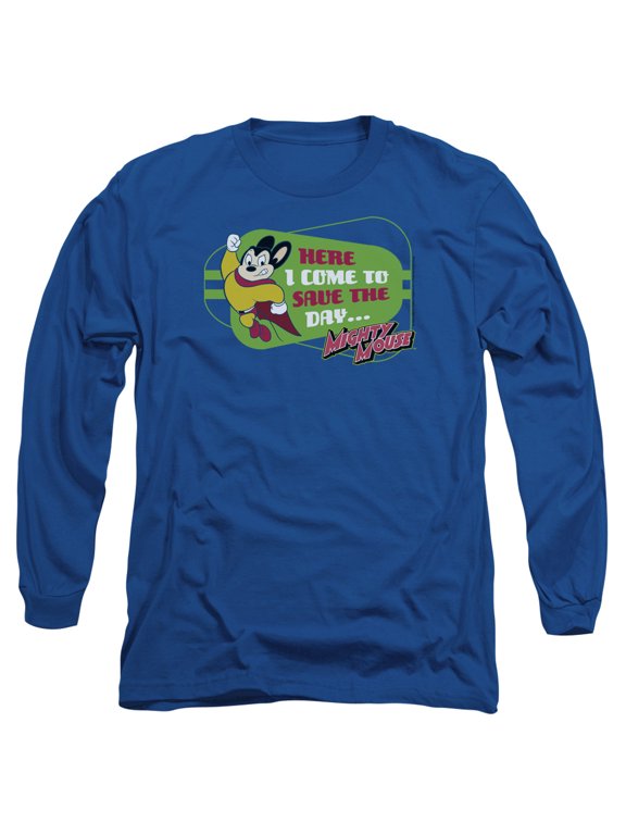 Mighty Mouse - Here I Come - Long Sleeve Shirt - Small