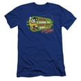 thumbnail image 1 of Mighty Mouse - Here I Come - Premium Slim Fit Short Sleeve Shirt - X-Large, 1 of 2