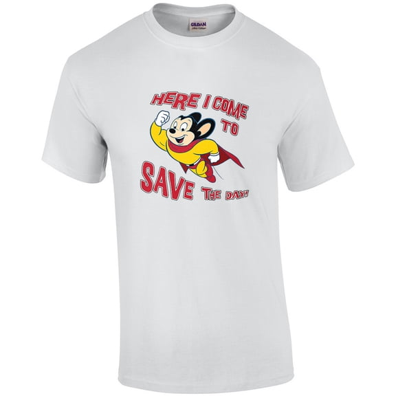 Mighty Mouse Here I Come To Save The Day Graphic T-Shirt