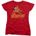 thumbnail image 1 of Mighty Mouse-I Am Mighty - Short Sleeve Womens Tee - Red- Small, 1 of 1