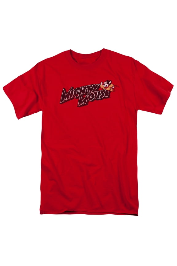 Might Logo Adult 18/1 T-Shirt Red