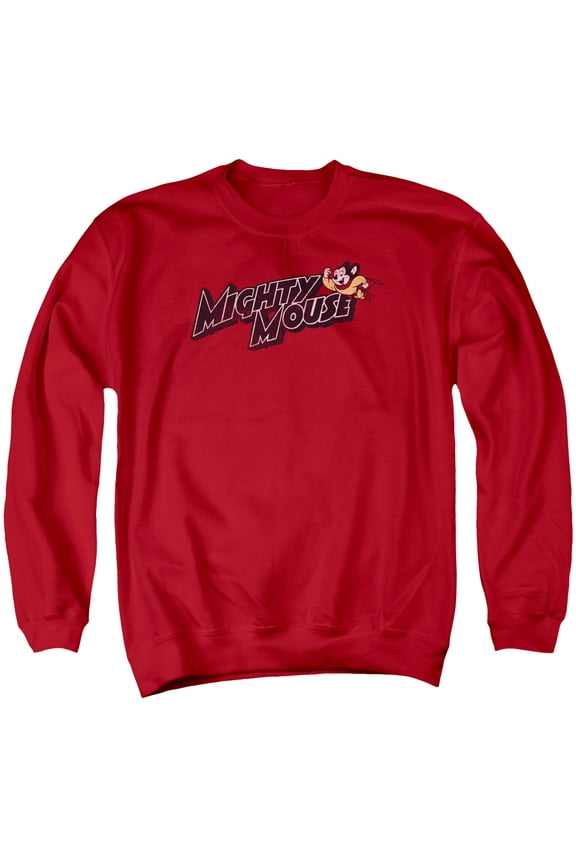 Mighty Mouse - Might Logo - Crewneck Sweatshirt - Large