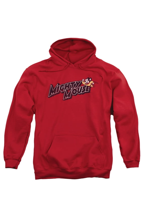 Mighty Mouse - Might Logo - Pull-Over Hoodie - Small