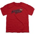thumbnail image 1 of Mighty Mouse Might Logo Youth 18/1 T-Shirt Red, 1 of 1