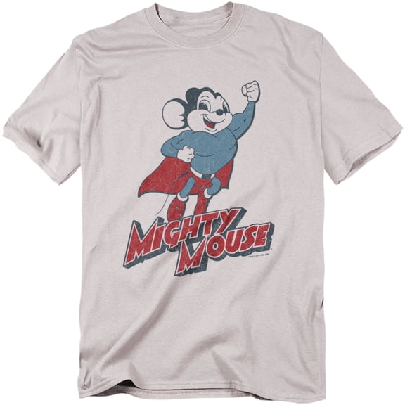 Mighty Mouse Mighty Blast Off Officially Licensed Adult T Shirt