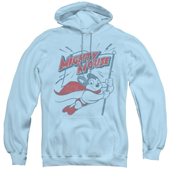 Mighty Mouse - Mighty Flag - Pull-Over Hoodie - X-Large