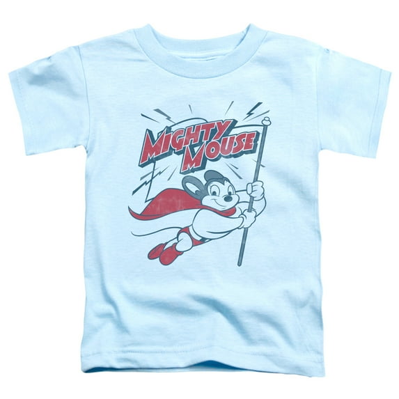 Mighty Mouse - Mighty Flag - Toddler Short Sleeve Shirt - 4T