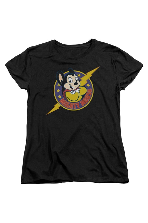 Mighty Mouse - Mighty Hero - Women's Short Sleeve Shirt - Medium