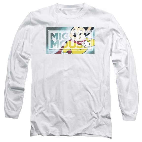 Mighty Mouse - Mighty Rectangle - Long Sleeve Shirt - X-Large