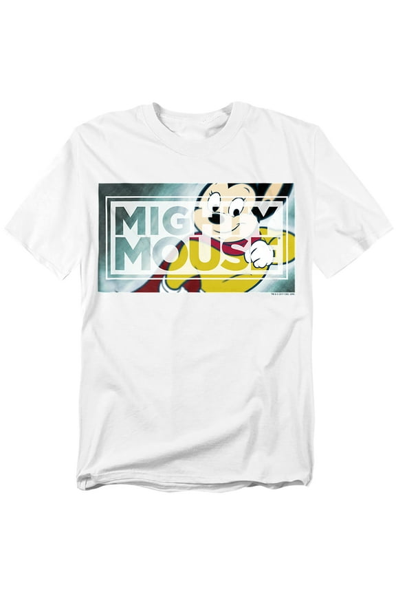 Mighty Mouse Mighty Rectangle Officially Licensed Adult T-Shirt M