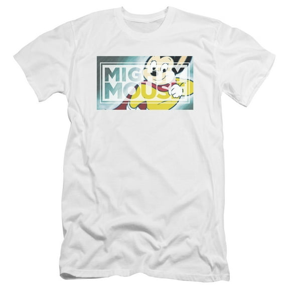 Mighty Mouse - Mighty Rectangle - Premium Slim Fit Short Sleeve Shirt - X-Large