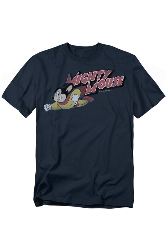 Men's Mighty Retro T-shirt Small Navy