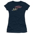 thumbnail image 1 of Mighty Mouse-Mighty Retro - Short Sleeve Junior Sheer Tee - Navy- Small, 1 of 1