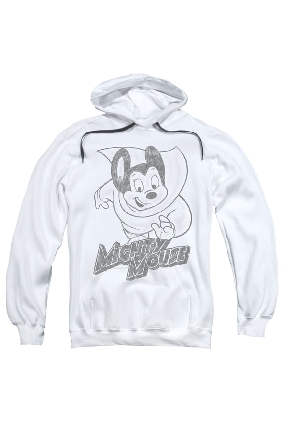 Mighty Mouse - Mighty Sketch - Pull-Over Hoodie - X-Large