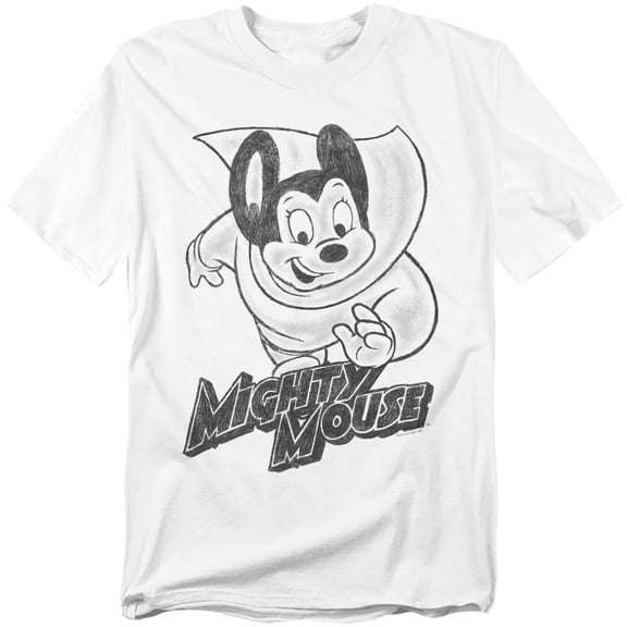 Mighty Mouse - Mighty Sketch - Short Sleeve Shirt - XXXXX-Large