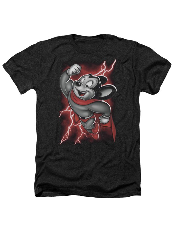Mighty Mouse - Mighty Storm - Heather Short Sleeve Shirt - Small