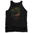 thumbnail image 1 of Mighty Mouse-Neon Hero - Adult Tank Top - Black- Large, 1 of 1