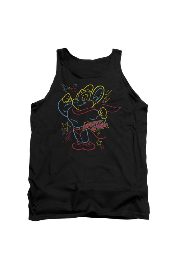 Mighty Mouse - Neon Hero - Tank Top - Large
