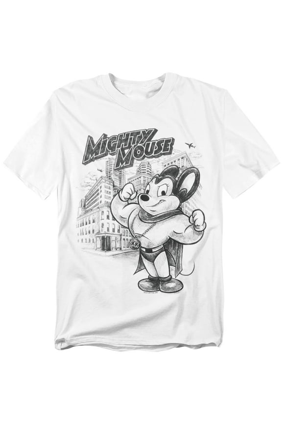 Men's Protect And Serve T-shirt Large White