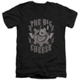 thumbnail image 1 of Mighty Mouse-The Big Cheese - Short Sleeve Adult 30-1 V-Neck Tee - Black- Large, 1 of 1