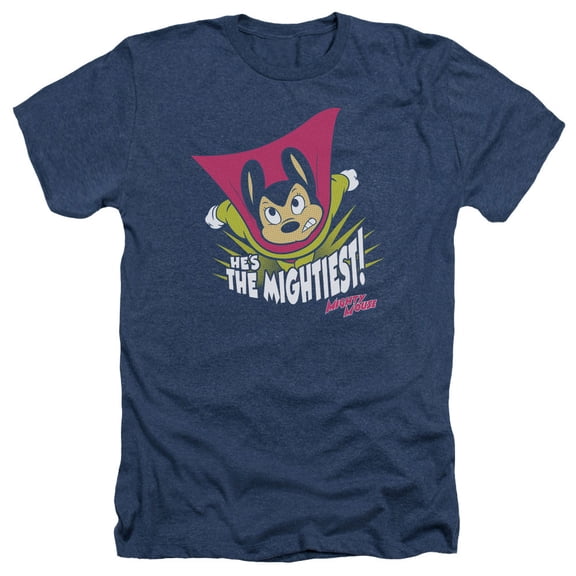 Mighty Mouse - The Mightiest - Heather Short Sleeve Shirt - XX-Large