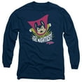 thumbnail image 1 of Mighty Mouse The Mightiest Long Sleeve Adult 18/1 T-Shirt Navy, 1 of 1