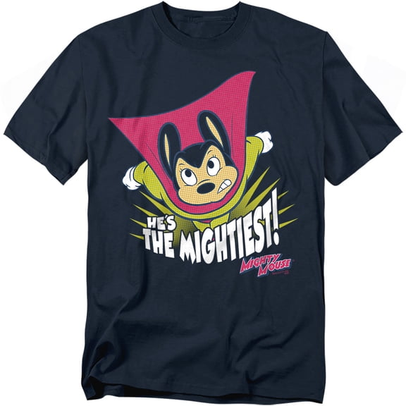 Mighty Mouse The Mightiest Officially Licensed Adult T-Shirt L