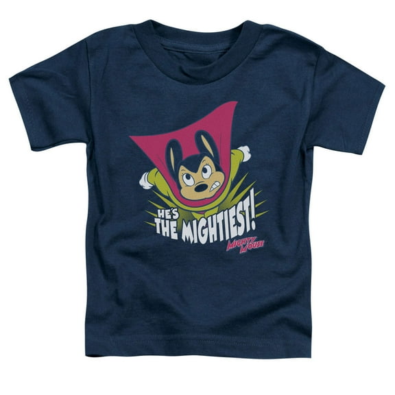Mighty Mouse The Mightiest Toddler T-Shirt Navy