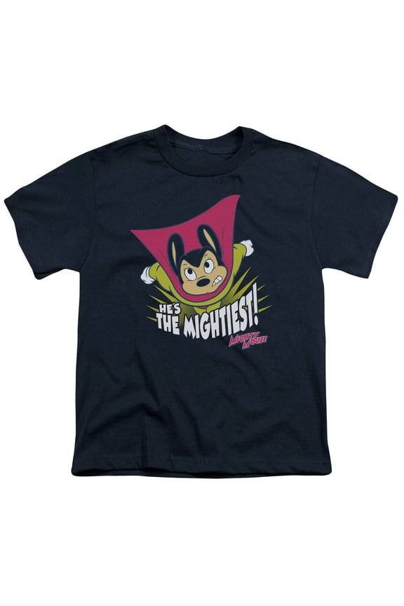 Mighty Mouse - The Mightiest - Youth Short Sleeve Shirt - Small